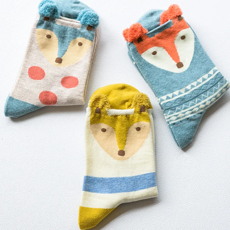 2017 New Warm Christmas Gifts Cute Fox Head Soft Cotton Socks Lovely Santa Claus Deer Socks High Quality Happy Style
2017 New Warm Christmas Gifts Cute Fox Head Soft Cotton Socks Lovely Santa Claus Deer Socks High Quality Happy Style
