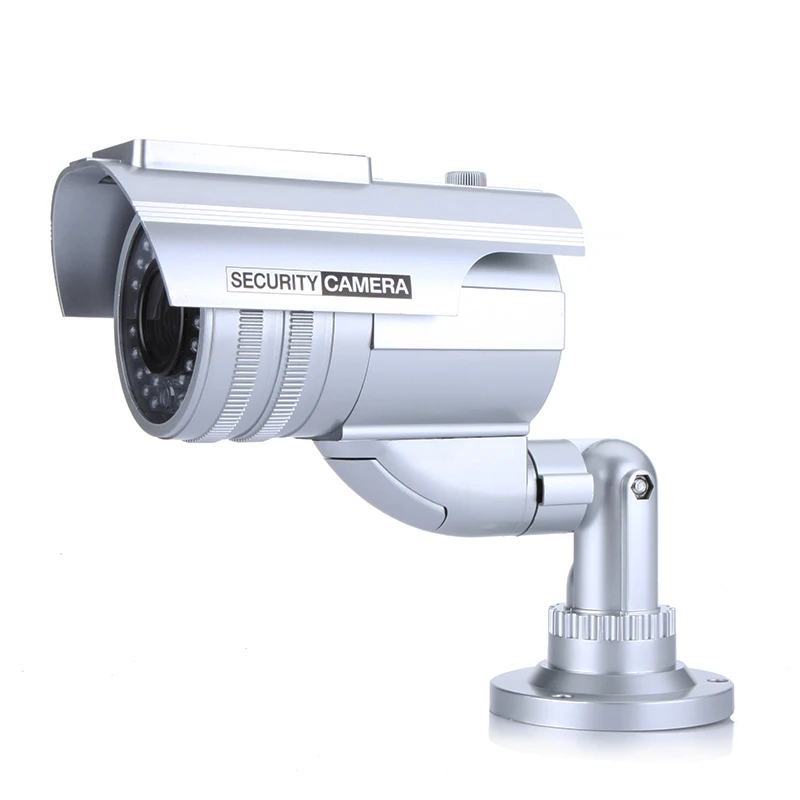 Fake Camera Solar Powered Indoor Outoodr Dummy CCTV Bullet Security Camera With LED Flash Surveillance Camaras de seguridad
Fake Camera Solar Powered Indoor Outoodr Dummy CCTV Bullet Security Camera With LED Flash Surveillance Camaras de seguridad