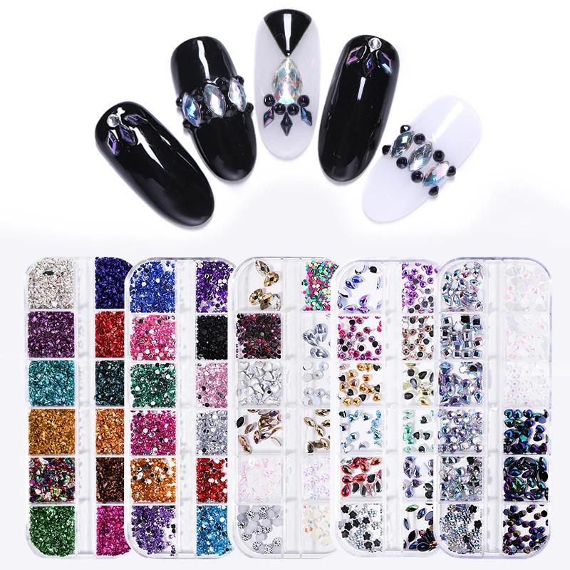 1 Box Colorful Nail Art Rhinestones Mixed Sizes Water Droplets Flat Back 3D Nail Art Decorations Tips for Nail DIY Beauty Design
1 Box Colorful Nail Art Rhinestones Mixed Sizes Water Droplets Flat Back 3D Nail Art Decorations Tips for Nail DIY Beauty Design