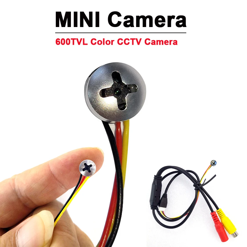 Analog 600TVL Micro Mini Small CCTV Camera Screw Camera RCA camera with BNC Converter to DVR
Analog 600TVL Micro Mini Small CCTV Camera Screw Camera RCA camera with BNC Converter to DVR