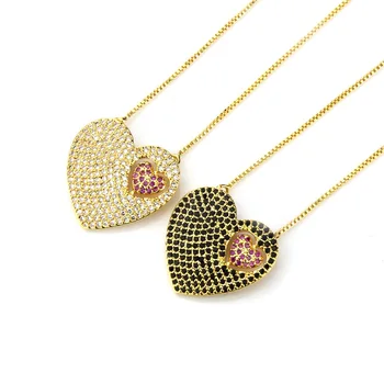 12pcs Factory direct selling Heart Necklace zircon necklace copper plated gold heart set heart shaped hollow Pendant
12pcs Factory direct selling Heart Necklace zircon necklace copper plated gold heart set heart shaped hollow Pendant