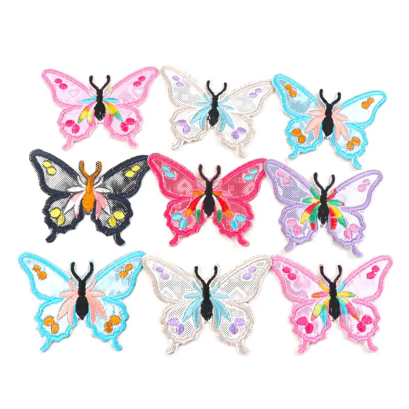 Mix 3D Multicolor Butterfly Embroidery Fabric Appliqued Sewing Patches Garment Accessory Decoration Badge Stickers 6pcs 54x69mm
Mix 3D Multicolor Butterfly Embroidery Fabric Appliqued Sewing Patches Garment Accessory Decoration Badge Stickers 6pcs 54x69mm