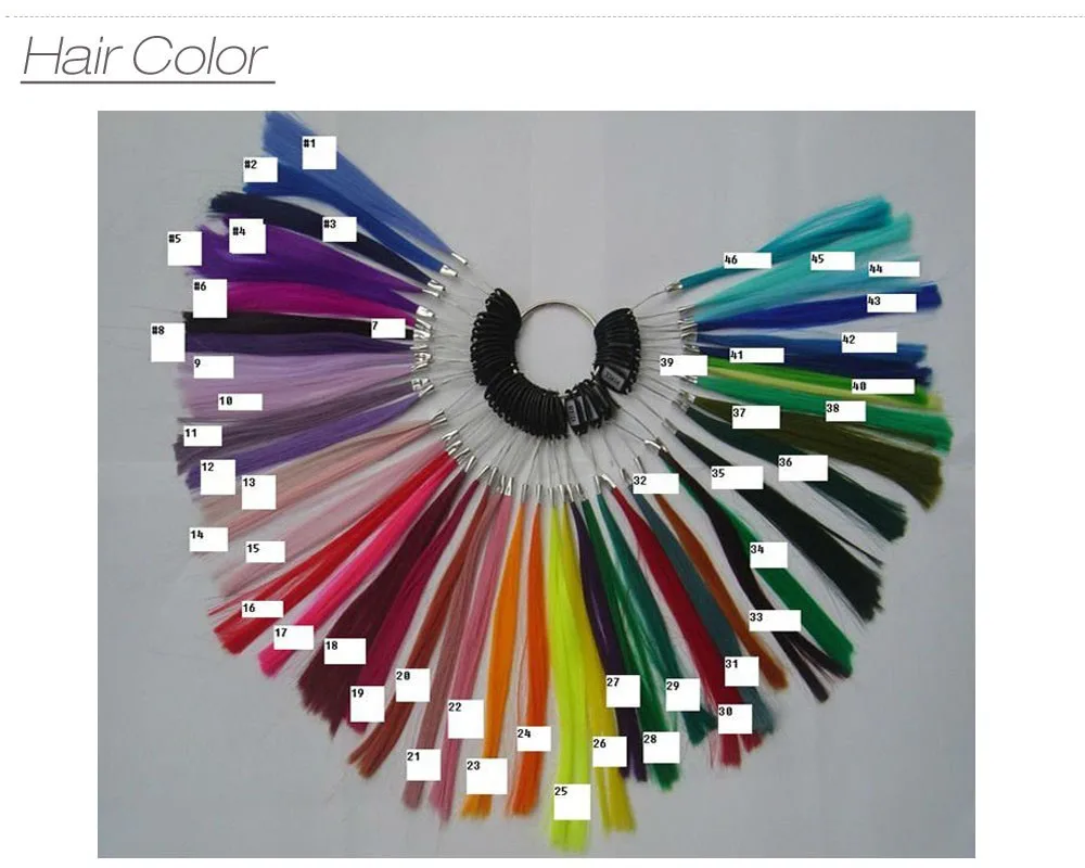 synthetic Hair color