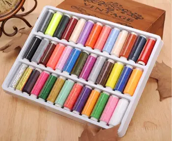 39 colors/lot good quality Polyester Sewing Thread 150 meters/color home sewing kit for hand and machine stitch, thread to sew
39 colors/lot good quality Polyester Sewing Thread 150 meters/color home sewing kit for hand and machine stitch, thread to sew