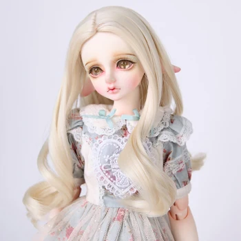 Cateleya Bjd wig beige white middle part curly 1/3 1/4 1/6 1/8 applies for dolls
Cateleya Bjd wig beige white middle part curly 1/3 1/4 1/6 1/8 applies for dolls
