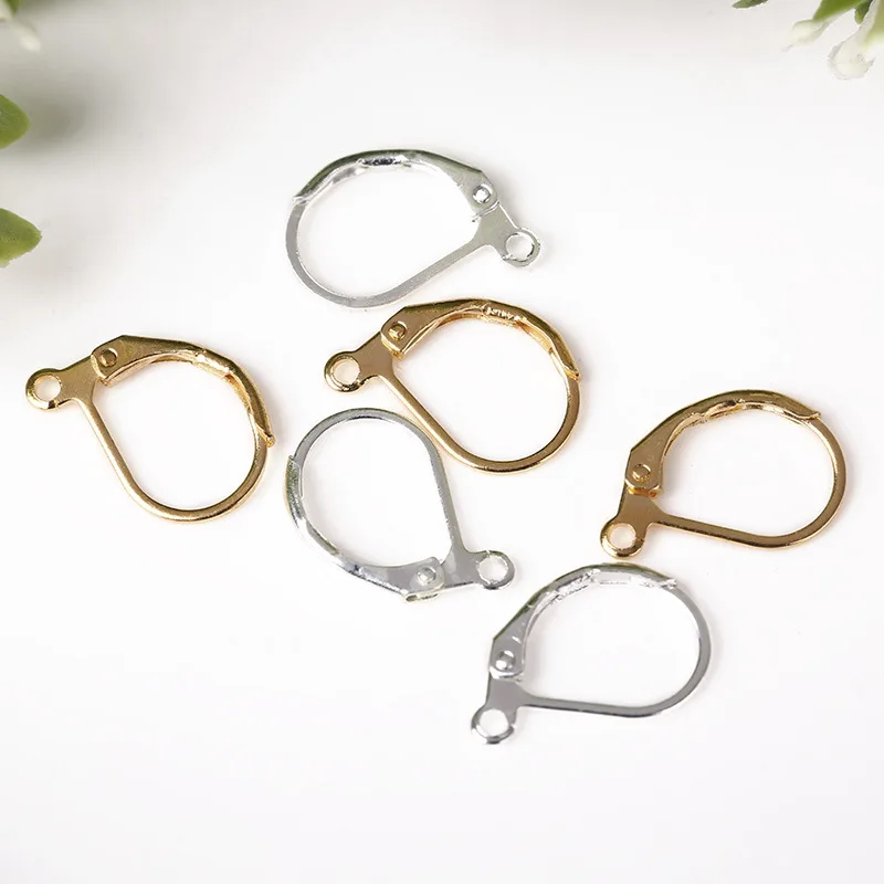 100pcs/lot Gold/Silver Color 16mm Blank "D" Shape French Earrings Cabochon Setting Earring Cameo Tray Base for Earrings Jewelry
100pcs/lot Gold/Silver Color 16mm Blank "D" Shape French Earrings Cabochon Setting Earring Cameo Tray Base for Earrings Jewelry