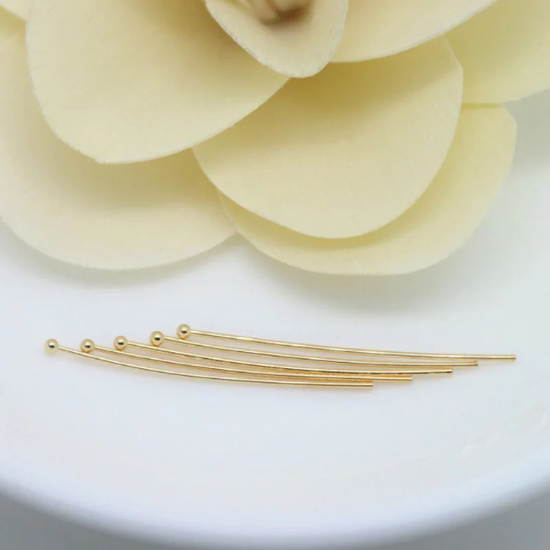 K color Gold color Pins bead ball head needles for jewelry accessories 0.45*30mm 100pcs
K color Gold color Pins bead ball head needles for jewelry accessories 0.45*30mm 100pcs