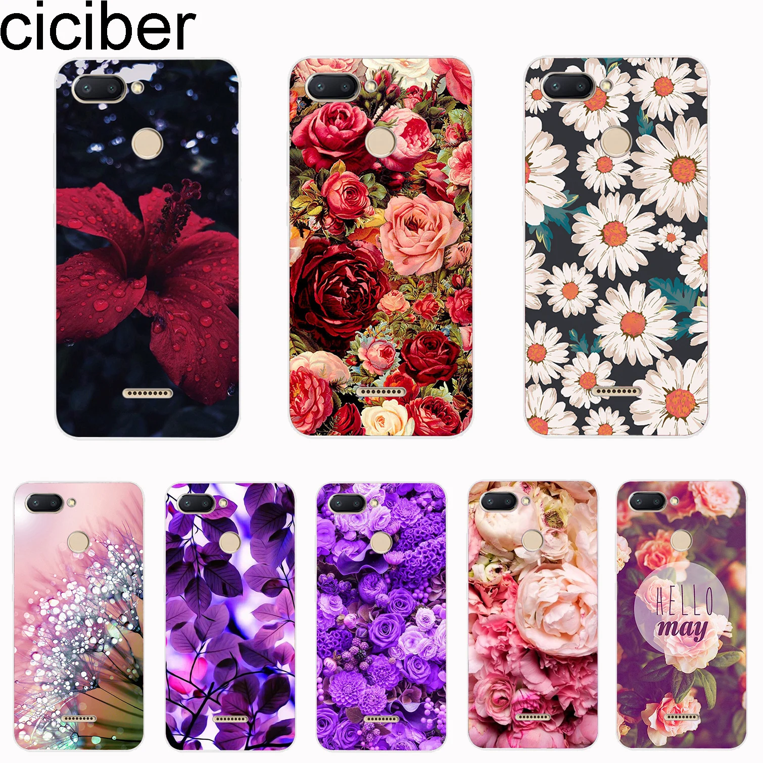 ciciber Cover For Redmi 6 5 4 3 A X S Plus Pro S2 Phone Cases For Redmi Note 7 6 5 4 X A Pro Soft TPU Plant Floral Rose Shell
ciciber Cover For Redmi 6 5 4 3 A X S Plus Pro S2 Phone Cases For Redmi Note 7 6 5 4 X A Pro Soft TPU Plant Floral Rose Shell