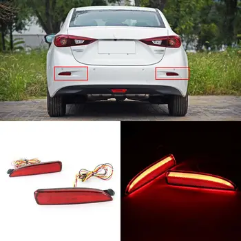 LED Rear Bumper Reflector Fog Brake Turn Indicator Lights For Mazda 3 Axela 2014-2016
LED Rear Bumper Reflector Fog Brake Turn Indicator Lights For Mazda 3 Axela 2014-2016