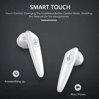 I18 TWS Touch Control Bluetooth Earphone Bluetooth Headset Super Bass Wireless Earphones for Iphone Xiaomi Smart Phone
I18 TWS Touch Control Bluetooth Earphone Bluetooth Headset Super Bass Wireless Earphones for Iphone Xiaomi Smart Phone