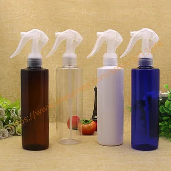 250ml clear/white/blue/brown PET trigger spray bottle with clear sprayer gun.watering spray bottle,toilet water refillable bott
250ml clear/white/blue/brown PET trigger spray bottle with clear sprayer gun.watering spray bottle,toilet water refillable bott