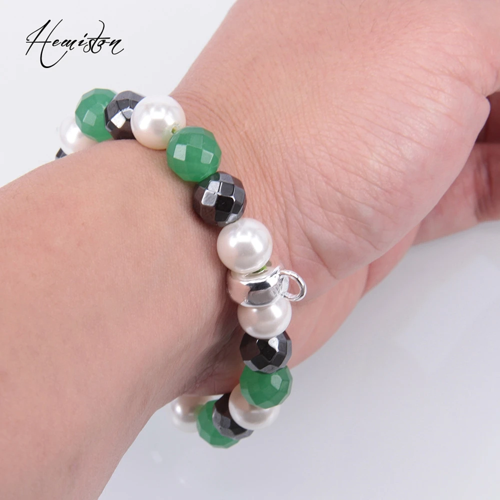 Thomas Style Charm Bracelet with Pearl, Hematite and Aventurine Beads, European TS Style Fine Jewelry For Women
Thomas Style Charm Bracelet with Pearl, Hematite and Aventurine Beads, European TS Style Fine Jewelry For Women