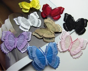 10PCS Stereo Double Layer Butterfly Self Adhesive Lace Fabric Applique Patch Clothes Mend Modification Accessories RS780
10PCS Stereo Double Layer Butterfly Self Adhesive Lace Fabric Applique Patch Clothes Mend Modification Accessories RS780