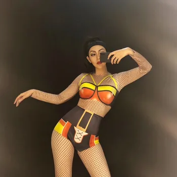 Sexy Jumpsuit Nightclub Female Leading Dancer Stage Costumes Birthday Prom Party Celebration Performance Clothes Women Playsuit
Sexy Jumpsuit Nightclub Female Leading Dancer Stage Costumes Birthday Prom Party Celebration Performance Clothes Women Playsuit