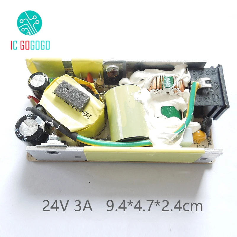 AC-DC 24V 3A Switching Power Supply Module Switch Circuit Bare Board Voltage Regulator Converter 3000MA 110V 220V 50/60HZ SMPS
AC-DC 24V 3A Switching Power Supply Module Switch Circuit Bare Board Voltage Regulator Converter 3000MA 110V 220V 50/60HZ SMPS