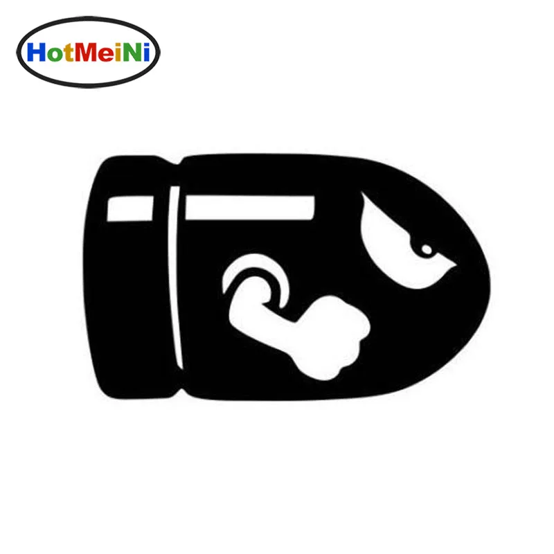 HotMeiNi Bullet Bill Car Sticker Decals Super Mario Motorcycle Stickers Personalized Car Styling 11*7CM 
HotMeiNi Bullet Bill Car Sticker Decals Super Mario Motorcycle Stickers Personalized Car Styling 11*7CM