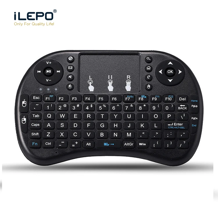 iLEPO I8 Air Mouse 2.4GHz Wireless Keyboard RU&EN Version Mini Touchpad Handheld for Android TV Smart Box PC Notebook Remote
iLEPO I8 Air Mouse 2.4GHz Wireless Keyboard RU&EN Version Mini Touchpad Handheld for Android TV Smart Box PC Notebook Remote