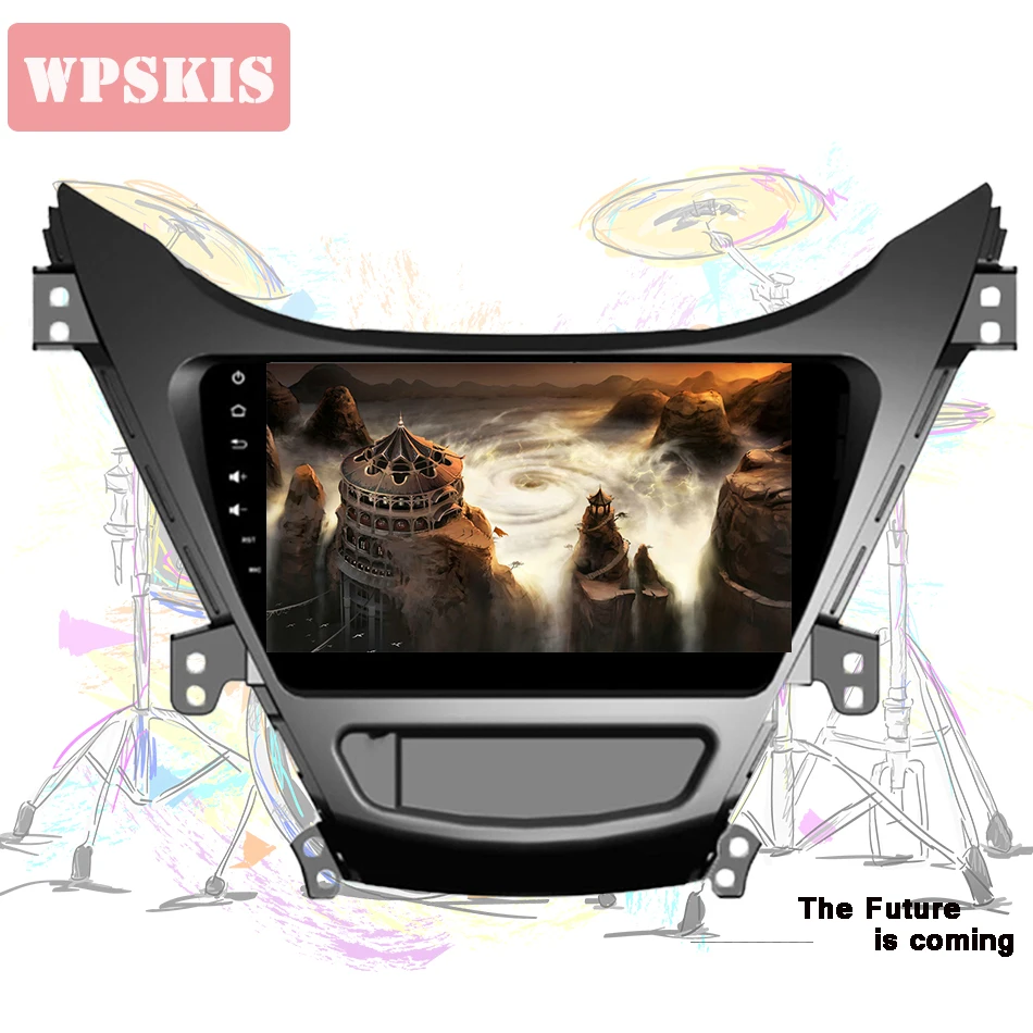 Автомагнитола 9 ''IPS HD 1280*720 Android 10 0 GPS навигация головное устройство видео