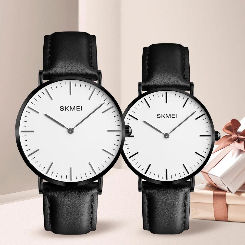 SKMEI Lovers Watches Women Men Black Leather Quartz Wrist Watch Couples Woman Man Fashion Casual Wristwatches Relogio Clock 1182
SKMEI Lovers Watches Women Men Black Leather Quartz Wrist Watch Couples Woman Man Fashion Casual Wristwatches Relogio Clock 1182