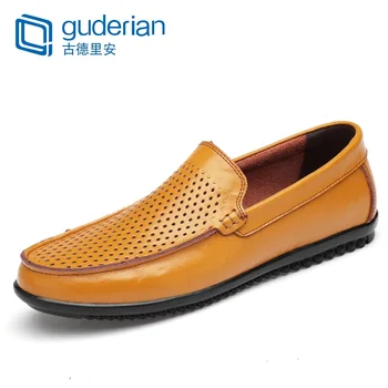 GUDERIAN Summer Hollow Shoes Men Casual Genuine Leather Men Loafers Breathable Boat Shoes Moccasins For Men Chaussures Homme
GUDERIAN Summer Hollow Shoes Men Casual Genuine Leather Men Loafers Breathable Boat Shoes Moccasins For Men Chaussures Homme