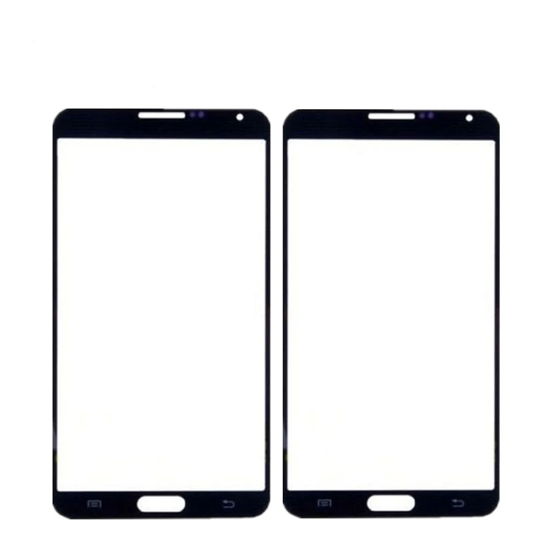 Фото RTBESTOYZ 10Pcs White Black For Samsung Galaxy Note3 Note 3 Neo N750 N7505 Front Glass 5.5" Touch Screen Outer Panel Repair Part |