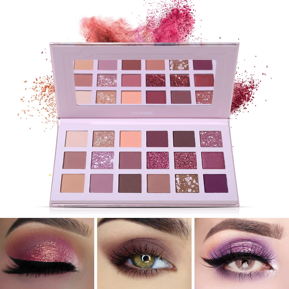 European Style Matte Nude 18 Colors Eyeshadow Palette Shimmer Pigmented Eye Shadow Waterproof Glitter Cosmetics
European Style Matte Nude 18 Colors Eyeshadow Palette Shimmer Pigmented Eye Shadow Waterproof Glitter Cosmetics