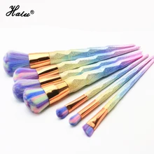 7Pcs Hot Gold Makeup Brushes Set Foundation Blush Blending Eyeshadow Eyeliner Lip Cosmetic Tool Kit Dianmond Shape Handle
7Pcs Hot Gold Makeup Brushes Set Foundation Blush Blending Eyeshadow Eyeliner Lip Cosmetic Tool Kit Dianmond Shape Handle
