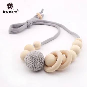 Let's Make Wooden Teether Crochet Beads Food Grade Wood Baby Products Gifts Chew Toys DIY Jewelry Baby Accessories Baby Teething
Let's Make Wooden Teether Crochet Beads Food Grade Wood Baby Products Gifts Chew Toys DIY Jewelry Baby Accessories Baby Teething