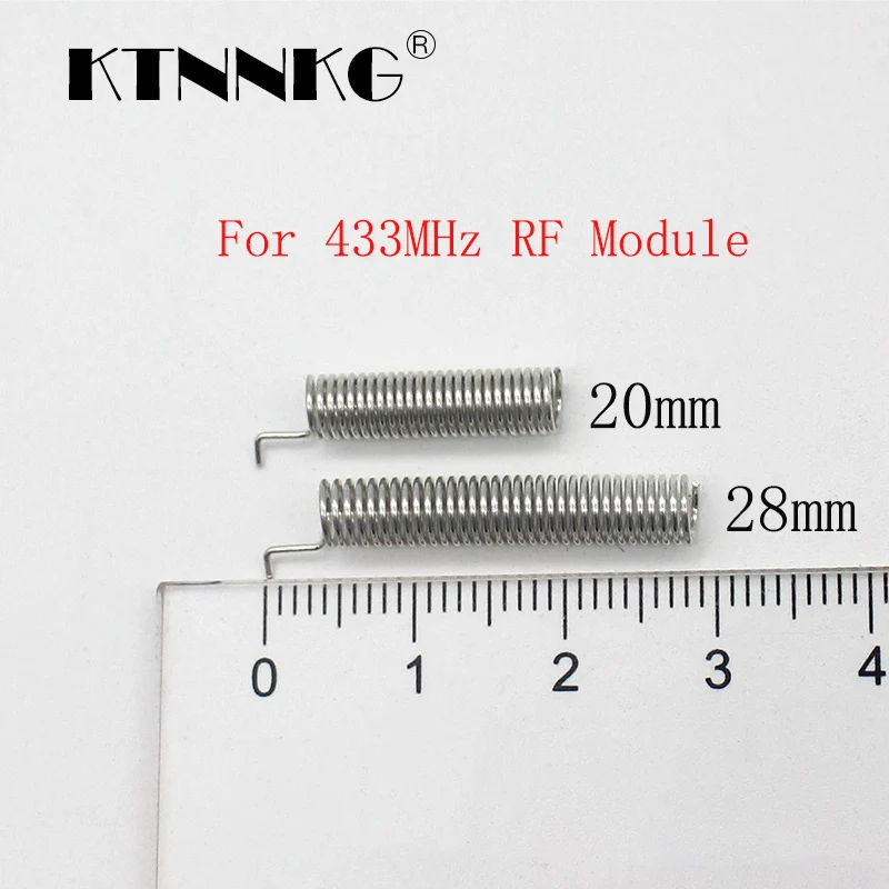 10PCS Spring Antenna RF Receiver Transmitter Module 433 MHZ For Smart Home Light Wireless Remote Control Switch
10PCS Spring Antenna RF Receiver Transmitter Module 433 MHZ For Smart Home Light Wireless Remote Control Switch