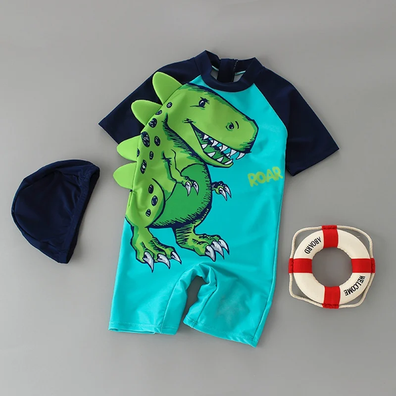 Summer Boy Cartoon Dinosaur conjoined beach quick-drying swimwear Sunscreen Protective Swimwear Bathing Suit
Summer Boy Cartoon Dinosaur conjoined beach quick-drying swimwear Sunscreen Protective Swimwear Bathing Suit