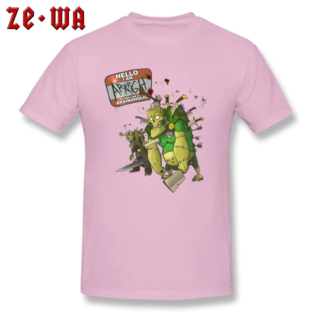 Brainoholic Casual T Shirt for Men 100% Cotton Fabric Thanksgiving Day T Shirt T-shirts Short Sleeve On Sale Round Collar Brainoholic pink