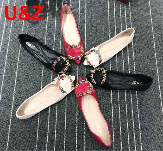 Spring New Arrival Lovely Shiny crystals elegant flats shoes,Black/white/Beige Leather casual flats pointy toe go street Loafers
Spring New Arrival Lovely Shiny crystals elegant flats shoes,Black/white/Beige Leather casual flats pointy toe go street Loafers