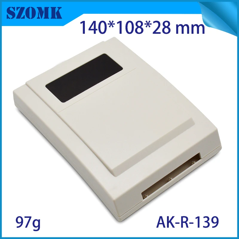 1 piece, 140*108*28mm customizable plastic enclosure for card reader electronics sensor box white abs plastic instrument case
1 piece, 140*108*28mm customizable plastic enclosure for card reader electronics sensor box white abs plastic instrument case