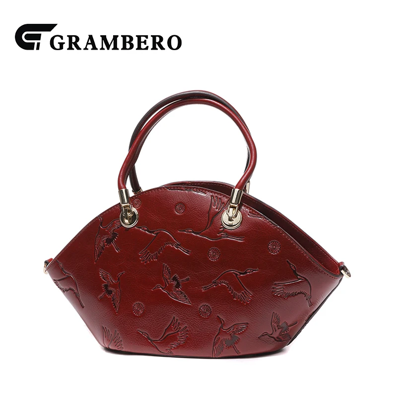 2018 New Style Vintage Handbag Embossing Genuine Leather Dumplings Shaped Handbag Noble Shoulder Crossbody Bags Wedding Gifts
2018 New Style Vintage Handbag Embossing Genuine Leather Dumplings Shaped Handbag Noble Shoulder Crossbody Bags Wedding Gifts