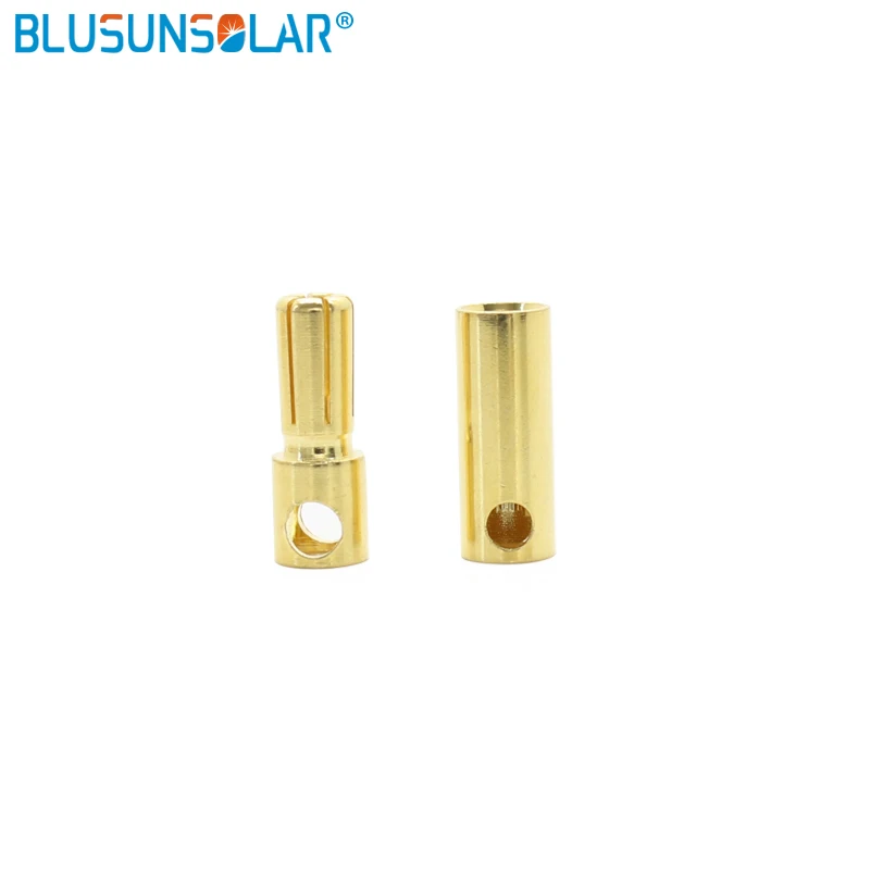 

100 pairs = a lot 3.5mm Gold Bullet Banana Connector Plug for RC Battery DU0082