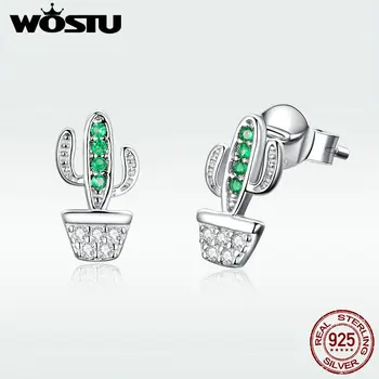 WOSTU New Fashion 925 Sterling Silver Fashion Cactus Drop Earring With Clear CZ Jewelry Earrings For Women Wedding Gift DXE522
WOSTU New Fashion 925 Sterling Silver Fashion Cactus Drop Earring With Clear CZ Jewelry Earrings For Women Wedding Gift DXE522