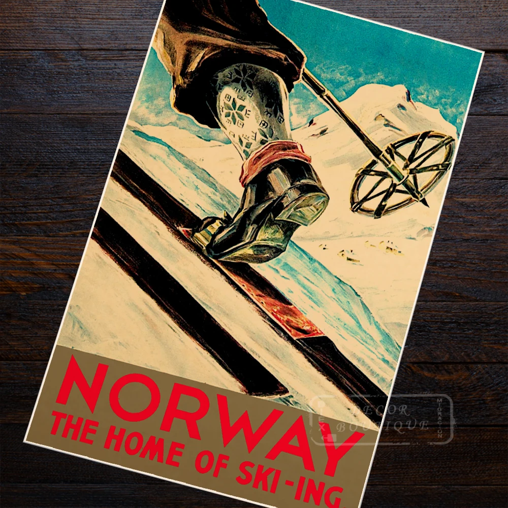 Sports Winter Norway Ski Cradle of Skiing Trip Travel Retro Vintage Poster Canvas Painting DIY Wall Art Home Bar Posters Decor
Sports Winter Norway Ski Cradle of Skiing Trip Travel Retro Vintage Poster Canvas Painting DIY Wall Art Home Bar Posters Decor