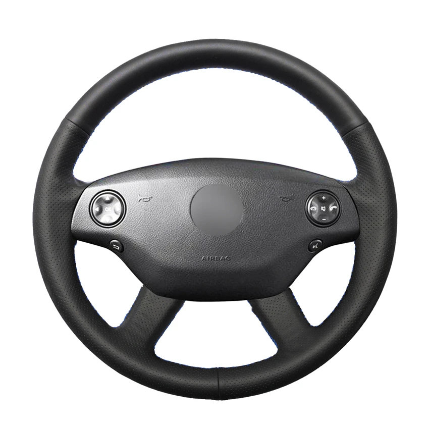 Hand-stitched Black PU Artificial Leather Car Steering Wheel Cover for Mercedes Benz S-Class 2006-2008
Hand-stitched Black PU Artificial Leather Car Steering Wheel Cover for Mercedes Benz S-Class 2006-2008