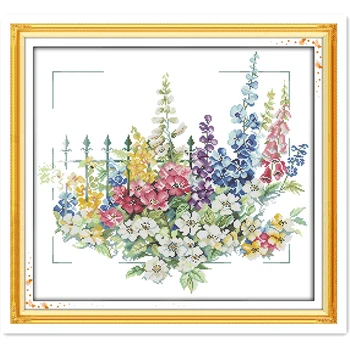 Garden DMC Cross Stitch Fabric Home Decor 11CT 14CT Printed On Canvas Chinese Counted Cross Stitch Pattern Embroidery Cross Set
Garden DMC Cross Stitch Fabric Home Decor 11CT 14CT Printed On Canvas Chinese Counted Cross Stitch Pattern Embroidery Cross Set