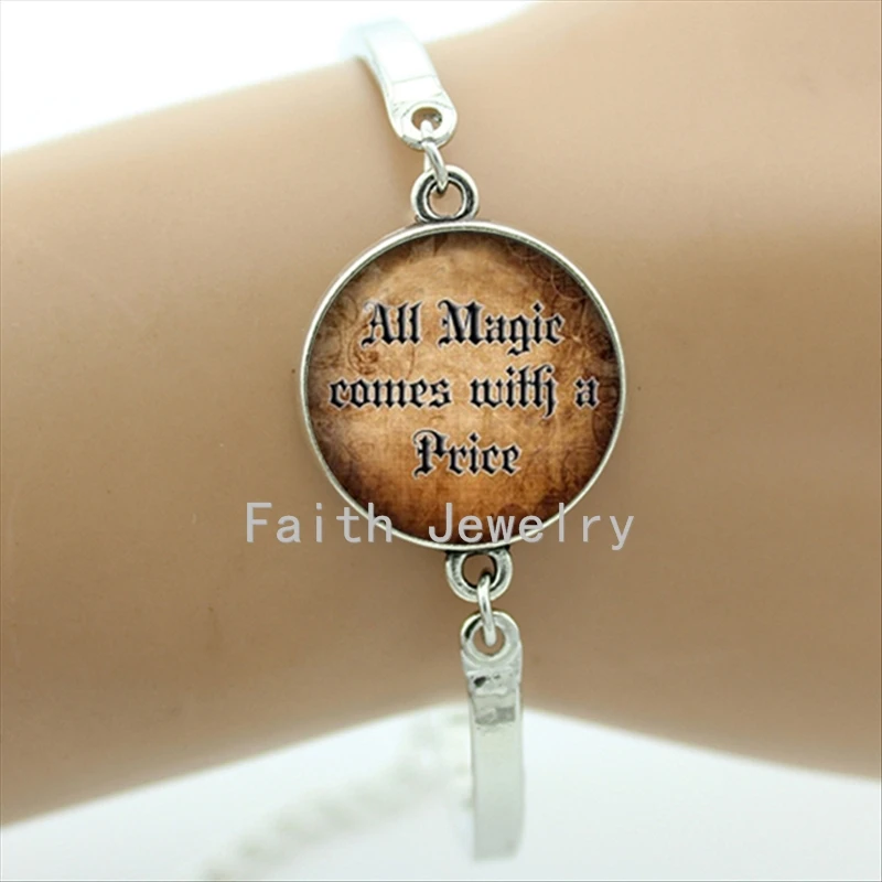 Vintage charm design quote text bracelet case for Once upon a Time jewelry bracelets All Magic comes with a Price HH203
Vintage charm design quote text bracelet case for Once upon a Time jewelry bracelets All Magic comes with a Price HH203