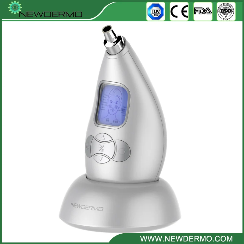 Image NEWDERMO Multi Function Diamond Microdermabrasion Instrument Skin Oxygen Facial Massage Peeling