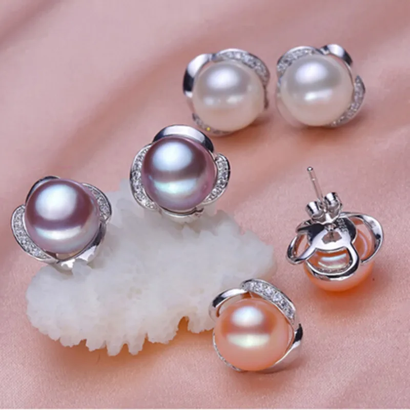 Fashion Pearl Earrings Pearl For Women Jewelry Of Silver Romantic Roses real pearl 925 Silver Earrings Wedding Jewelry
Fashion Pearl Earrings Pearl For Women Jewelry Of Silver Romantic Roses real pearl 925 Silver Earrings Wedding Jewelry