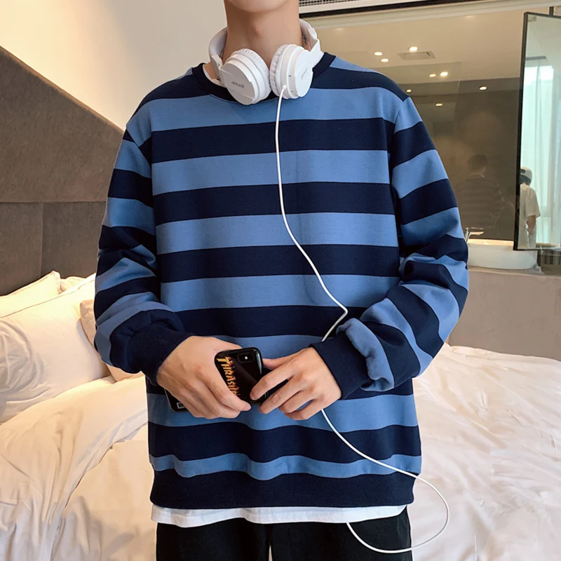 2019 Autumn Korean Style Harajuku Clothe Hip Hop Hoodie Streetwear Fashion Striped Sweatshirt Men
2019 Autumn Korean Style Harajuku Clothe Hip Hop Hoodie Streetwear Fashion Striped Sweatshirt Men