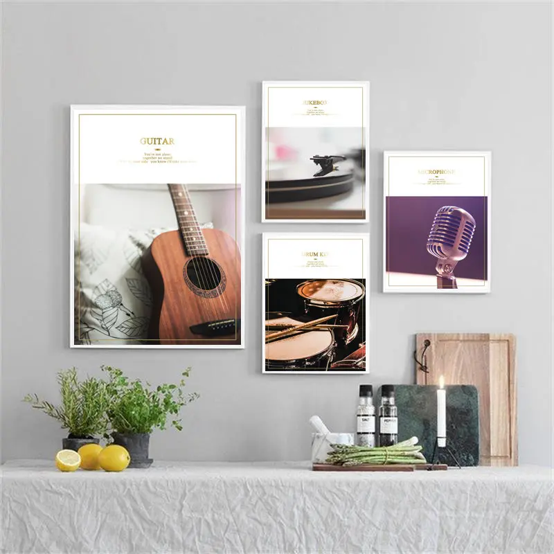 Modern Music Equipment Picture Home Decor Nordic Canvas Art Painting Wall Art Print Quote Letter Decor Painting for Living Room
Modern Music Equipment Picture Home Decor Nordic Canvas Art Painting Wall Art Print Quote Letter Decor Painting for Living Room