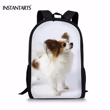 INSTANTARTS Kawaii Puppy Papillon Print Girl School Bags Kids Large Capacity Primary School Student Backpacks Children Rucksacks 
INSTANTARTS Kawaii Puppy Papillon Print Girl School Bags Kids Large Capacity Primary School Student Backpacks Children Rucksacks