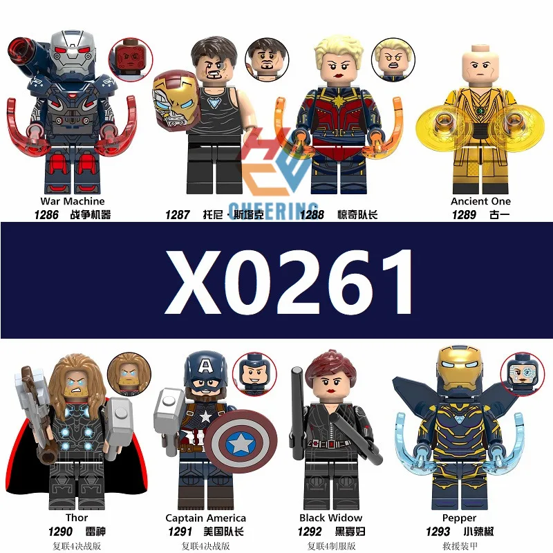 Single Sale Building Block Plastic Super Heroes Movie4 Thor Ancient One Pepper Captain America War Machine For Kids Toy X0261
Single Sale Building Block Plastic Super Heroes Movie4 Thor Ancient One Pepper Captain America War Machine For Kids Toy X0261