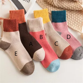 1 Pair Fashion Women Rabbit Wool Socks Warm Thickened Female Middle Tube Socks Winter and Autumn
1 Pair Fashion Women Rabbit Wool Socks Warm Thickened Female Middle Tube Socks Winter and Autumn