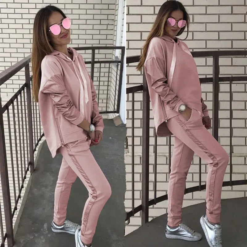 Tracksuit Female Long Sleeve Hooded Tops Pants Set Suits Fitness Women's Tracksuits Hoodies Sweatshirt+Sweatpants 2 Pieces Set 2
Tracksuit Female Long Sleeve Hooded Tops Pants Set Suits Fitness Women's Tracksuits Hoodies Sweatshirt+Sweatpants 2 Pieces Set 2