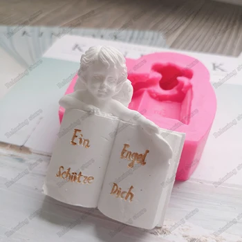 Angel Looking Book Cake Silicone Mold Cute Angel Baby Aroma Plaster Gypsum Mould For Car Home Decoration Soap Mold
Angel Looking Book Cake Silicone Mold Cute Angel Baby Aroma Plaster Gypsum Mould For Car Home Decoration Soap Mold
