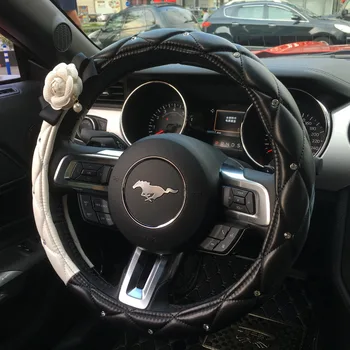 Newest Leather Cartoon Flower Steering Wheel Covers Crystal Studded Rhinestone Car Steering-Wheel Cover Cases For Girls Womens
Newest Leather Cartoon Flower Steering Wheel Covers Crystal Studded Rhinestone Car Steering-Wheel Cover Cases For Girls Womens